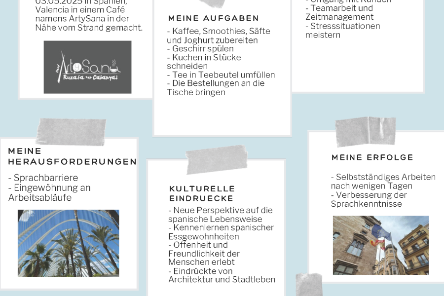 Praktikum in Europa - Schülerberichte Bild 3