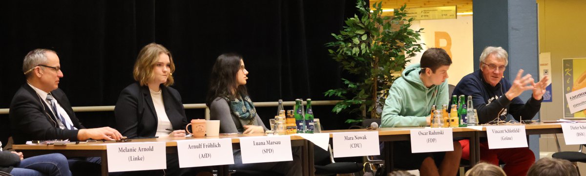 Politisches Speed-Dating Berufliche Schule des Kreises Stormarn in Bad Oldesloe