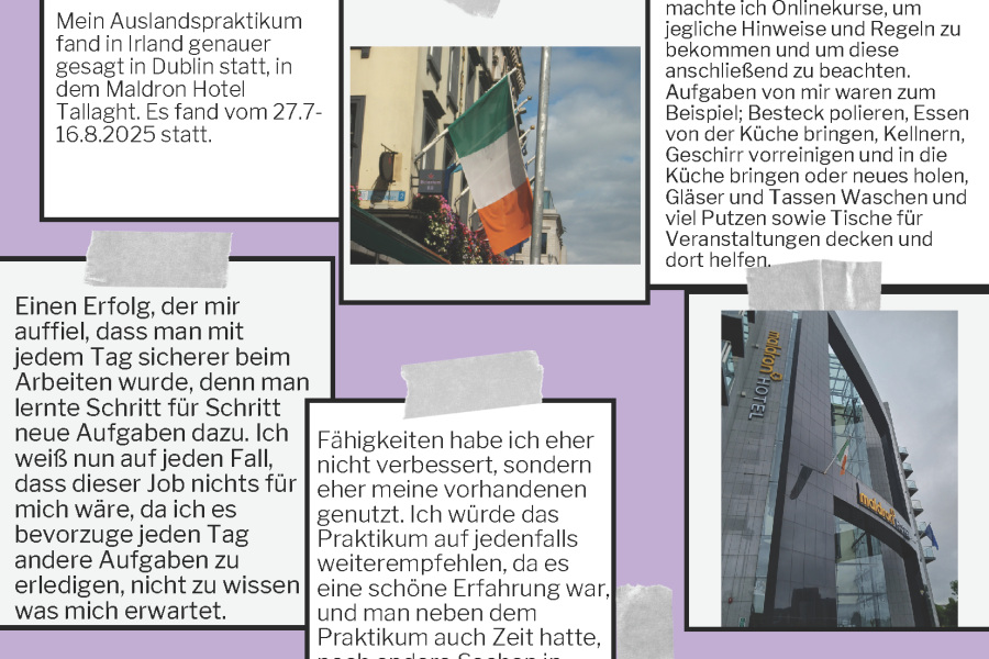 Praktikum in Europa - Schülerberichte Bild 2